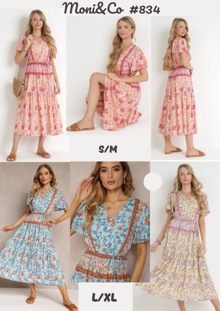 Рокля с волани Moni & Co 834