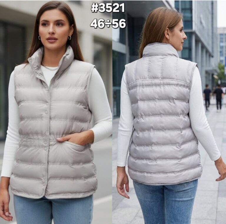 Дамско яке тип елек 3521