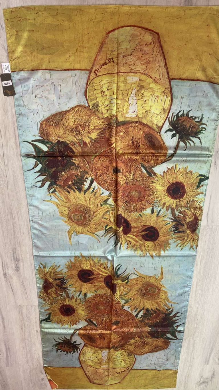 Шал “Sunflowers – Vincent van Gogh” 009