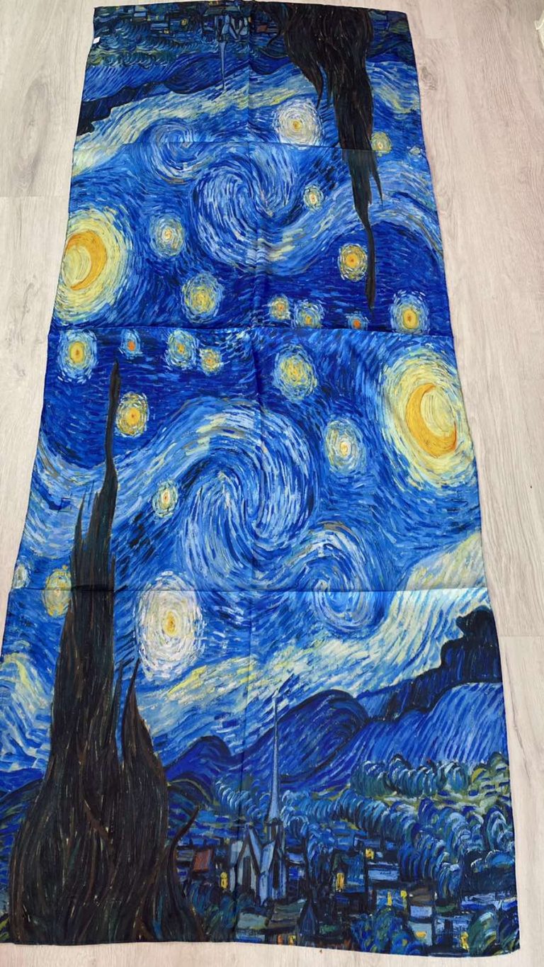 Копринен шал “The Starry Night” 508