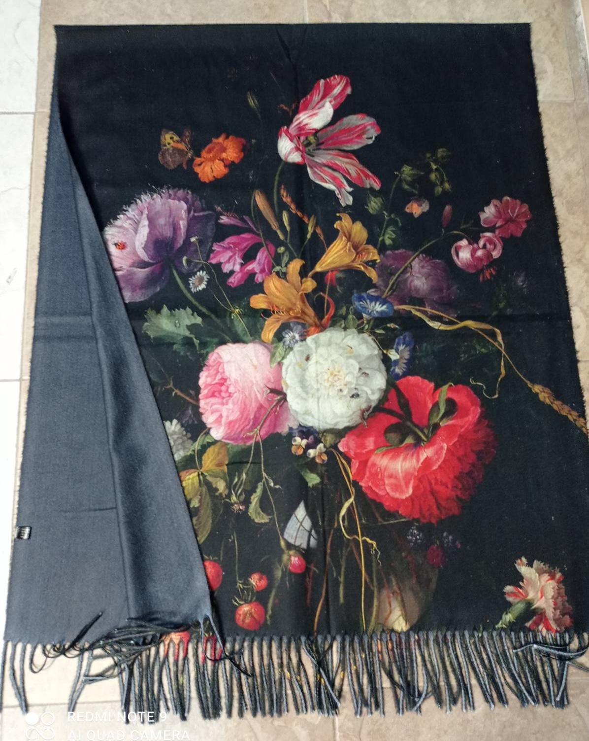 Кашмирен шал - картина Diverse flowers