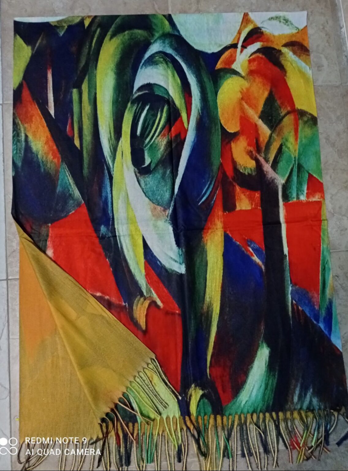 Кашмирен шал - картина The mandrill