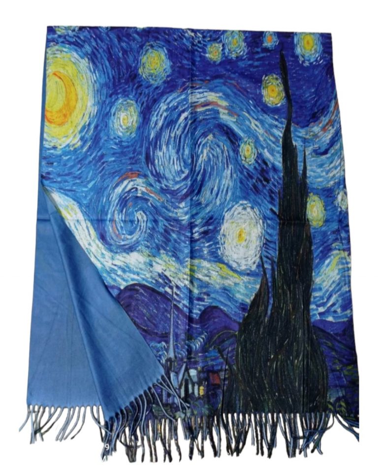 Кашмирен шал – картина “The starry night”