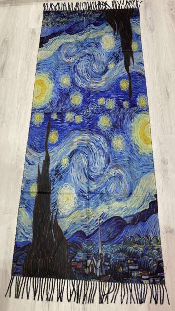 Кашмирен шал - картина The Starry Night - 0