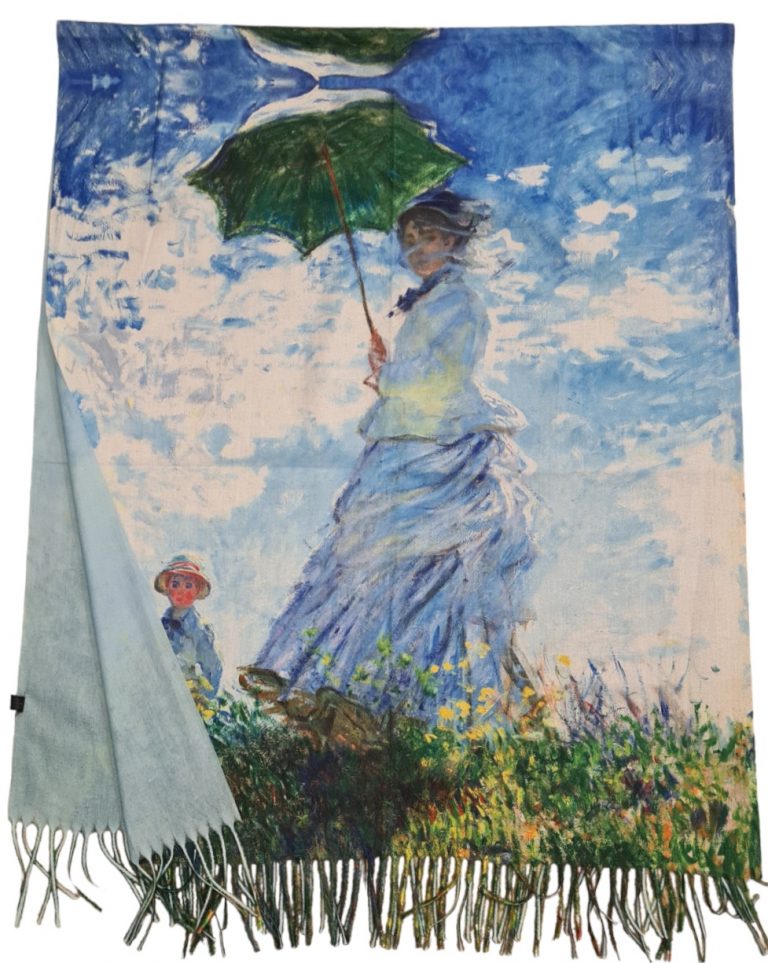 Кашмирен шал – картина “Lady with the parasol”