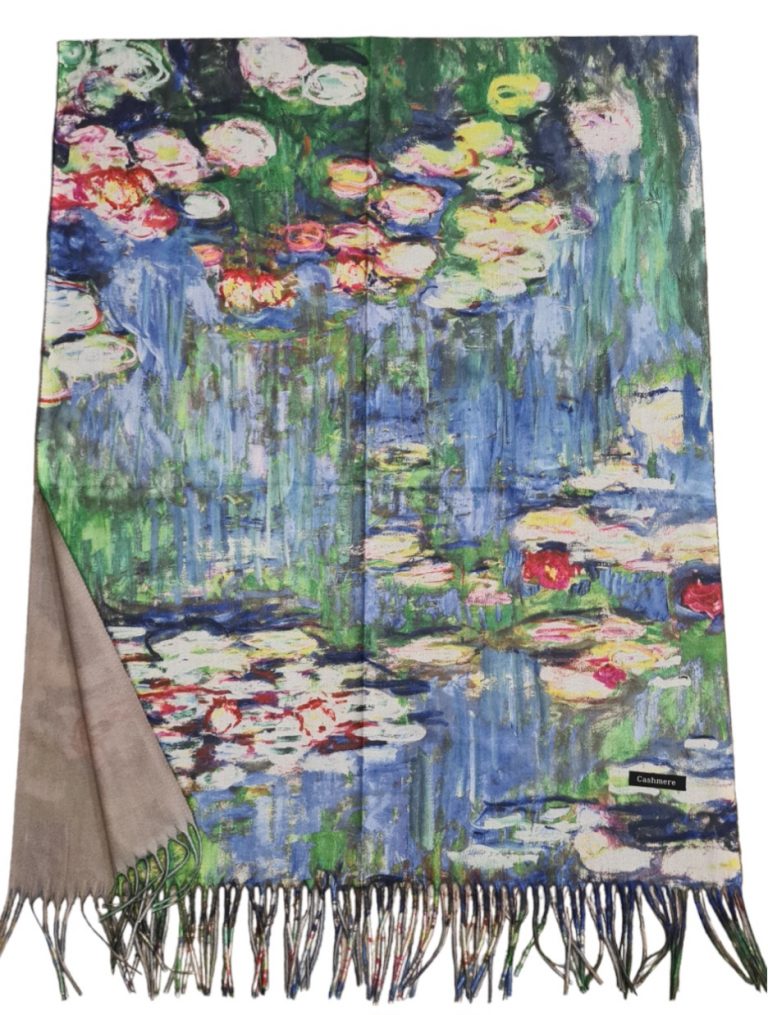 Кашмирен шал – картина “Water Flowers”