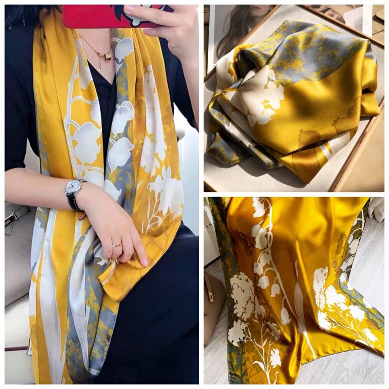 Шал “Пътят на коприната” Yellow magic