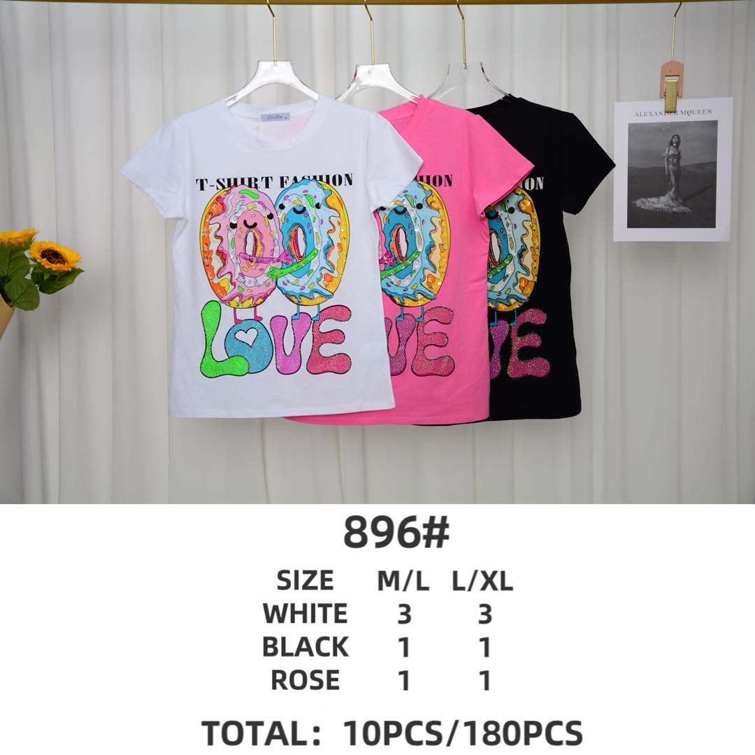 Дамска тениска Love 896