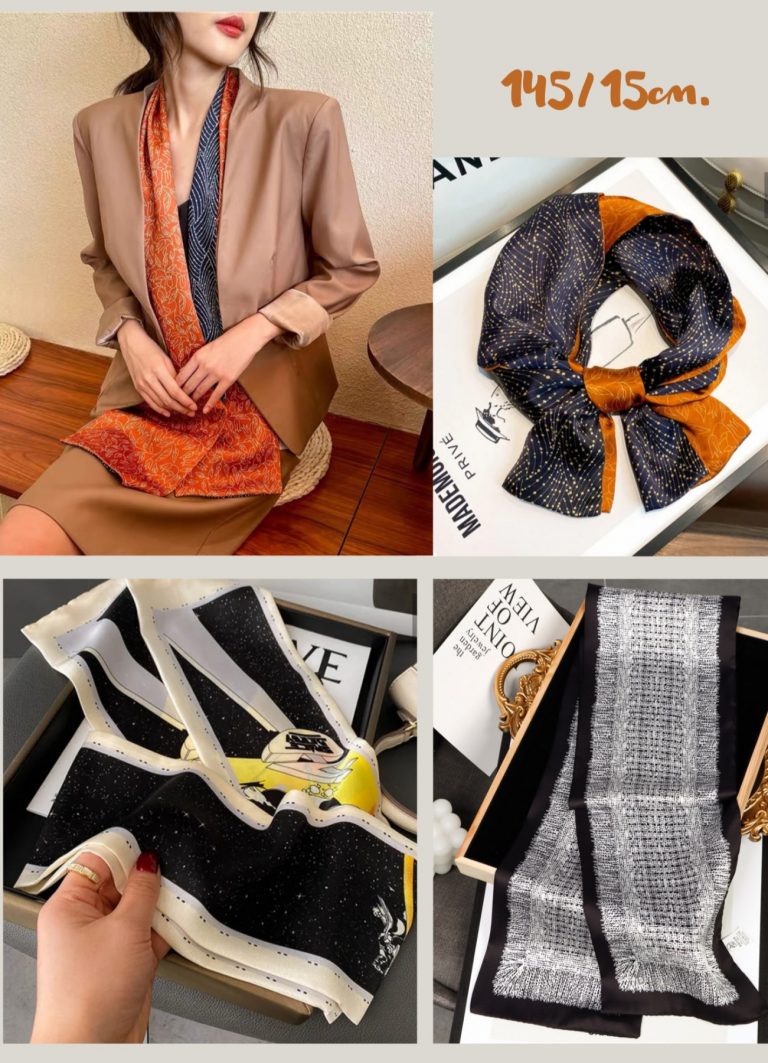 Дамски копринен шал Silk 3