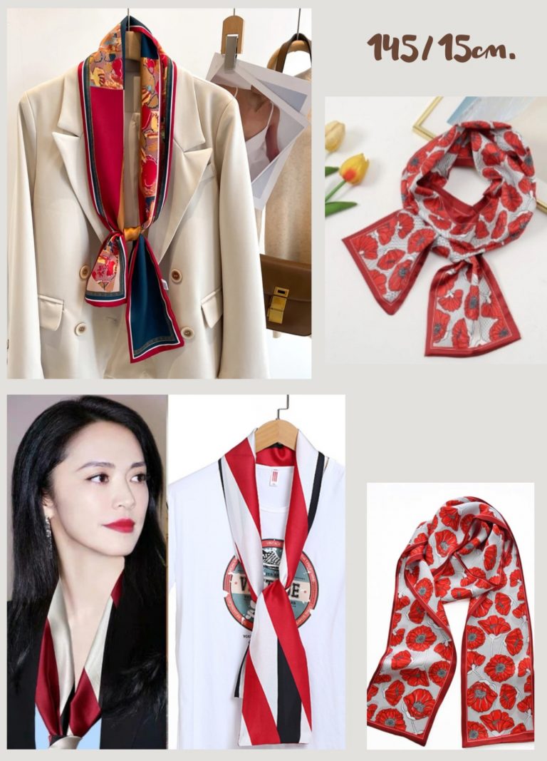 Дамски копринен шал Silk 6