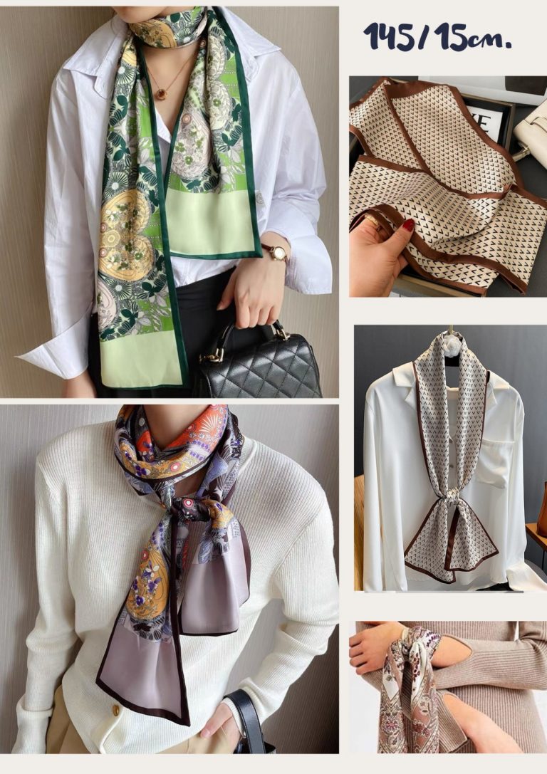 Дамски копринен шал Silk 8