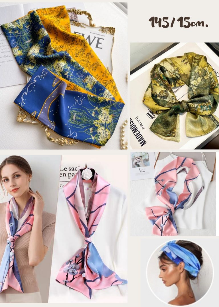 Дамски копринен шал Silk 9